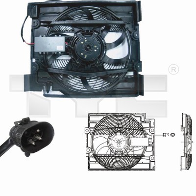 Tyc 803 0008 fan - tyc, radiator